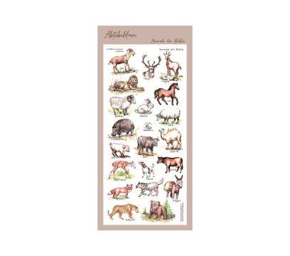 Abtibilduri tematica biblica - animale din Biblie