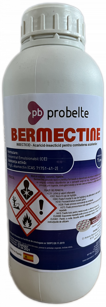 Acaricid-insecticid sistemic Bermectine 1 litru