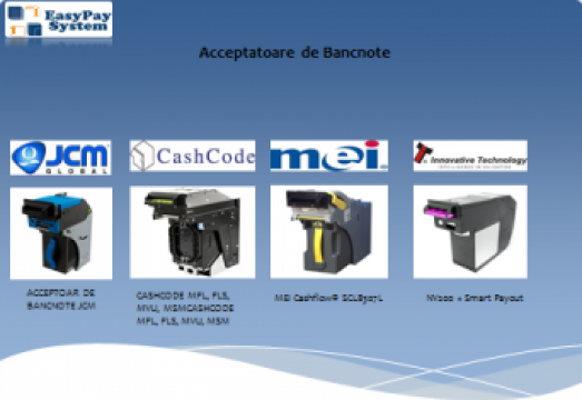 Acceptoare de bancnote