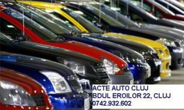 Acte auto Cluj, inmatriculari