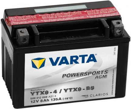 Acumulator Moto Varta AGM 12V 8Ah TX9-BS