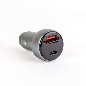 Adaptor bricheta auto C PD si priza USB