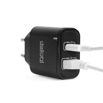 Adaptor de retea USB + Type-C PD20W cu incarcare rapida