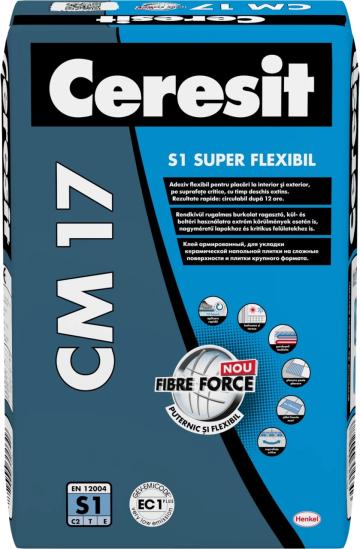 Adeziv flexibil pe baza de ciment Ceresit CM 17 25kg