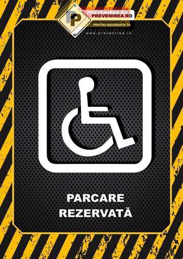 Afise pentru pentru persoana cu handicap