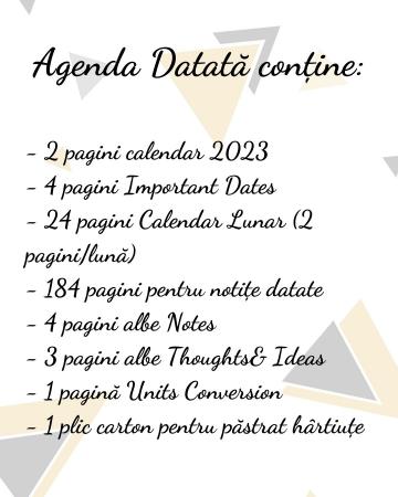 Agenda datata personalizata