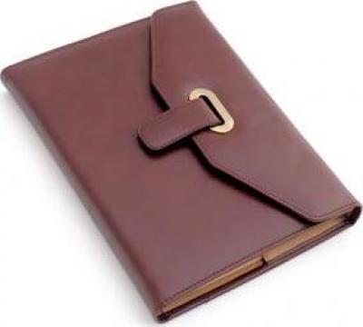 Agenda piele cusuta manual Business