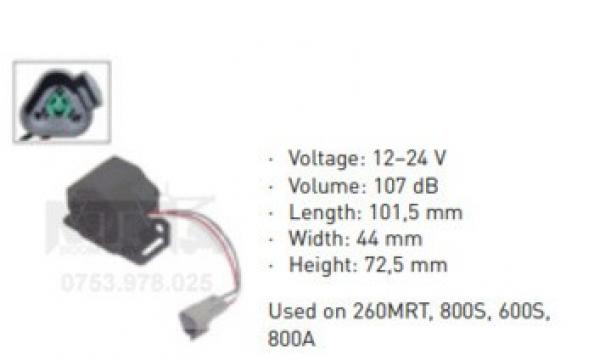 Alarma 12-24 V nacela JLG 260MRT 800S 600S 800A / JLG Back