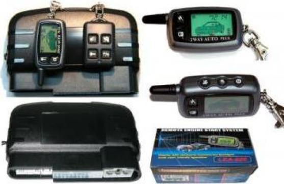 Alarma auto cu pornire motor