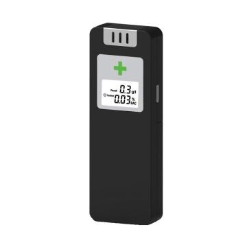Alcool tester digital negru cu display LCD Iluminat Alb