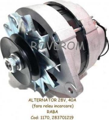 Alternator 28V, 40A, Raba, fara releu incarcare