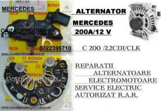 Alternator Mercedes E/ C Clase 2,2 CDI-Bosch 200 A