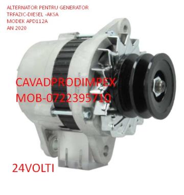 Alternator nou fulie dubla Aksa ADP112A 24V