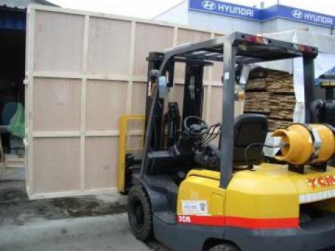Ambalaj tratat pentru export