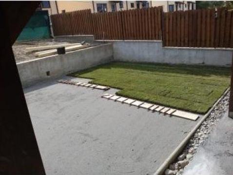 Amenajare spatii verzi cu gazon rulou