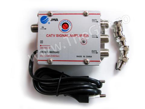 Amplificator semnal TV cu 3 iesiri