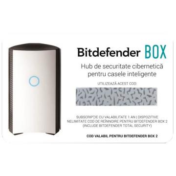 Antivirus Bitdefender Box, scratch card, 1 an