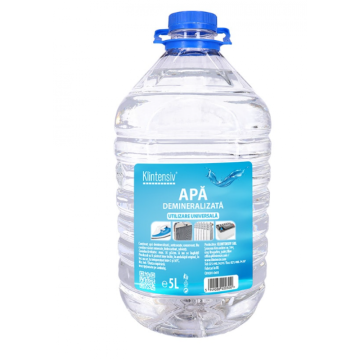 Apa demineralizata Klintensiv, 5 litri