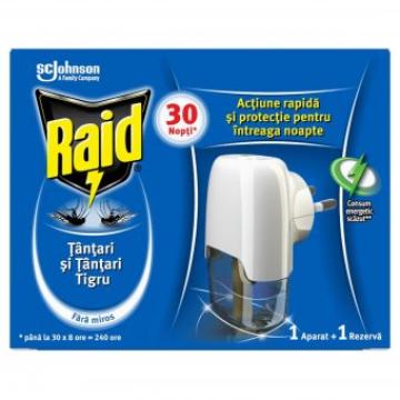 Aparat electric lichid impotriva tantarilor Raid 21ml