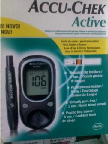 Aparat pentru masurarea glicemiei Accu-Chek Kit