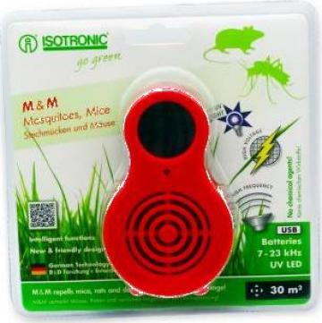Aparat portabil cu UV si ultrasunete anti soareci