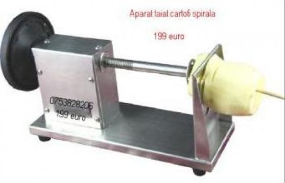 Aparat spiralat cartofi + friteuza inox de 3,5 litri