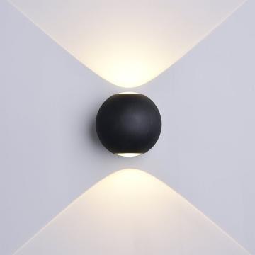 Aplica cu LED corp rotund negru