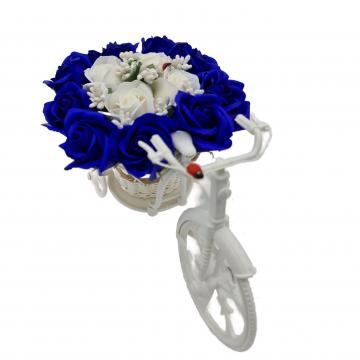 Aranjament floral 13-15 trandafiri Bicicleta cu flori