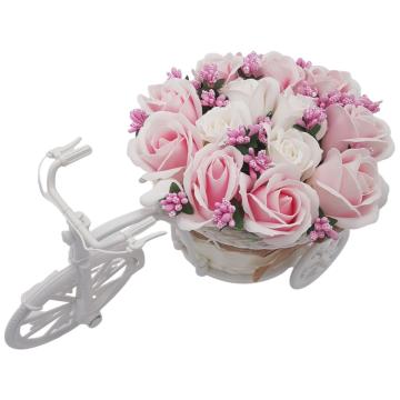 Aranjament floral trandafiri Bicicleta cu flori