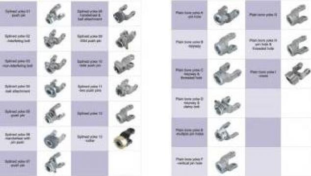 Arbore cardan directie tractor, pto shaft, yokes