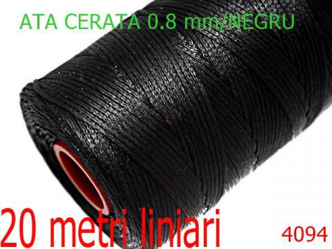 Ata cerata 0.8 mm negru 4094