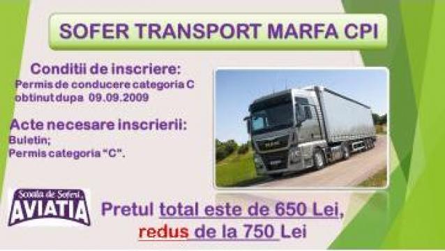 Atestat transport marfa (CPI)