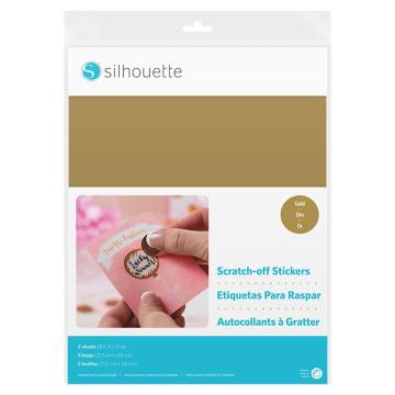 Autocolant Scratch-Off - auriu Silhouette