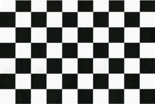 Autocolant copii, tabla de sah, alb/negru, lucios, 45cmx2m