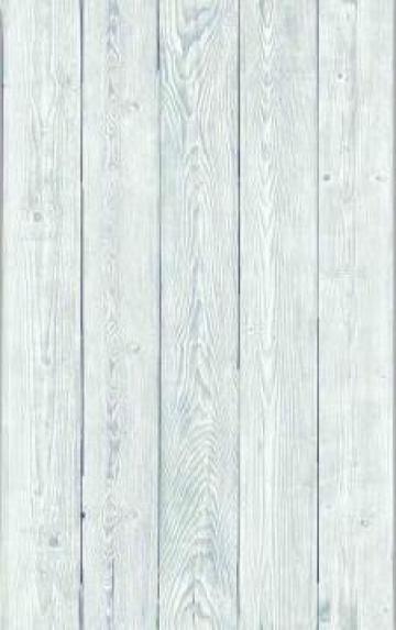 Autocolant mobila, imitatie lemn Shabby Wood, gri, 45cmx2m