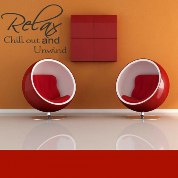 Autocolant perete Deco stick Relax and Chill out