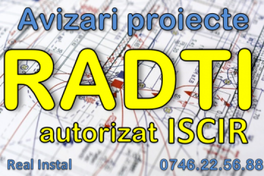 Avizari de proiecte la instalatii RADTI