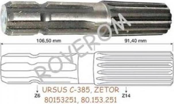 Ax iesire priza putere Ursus C-385, Zetor 8111-16245, Z=6/14