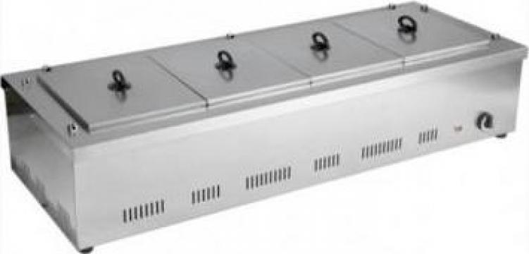 Bain marie inox de banc 4 GN 1/2