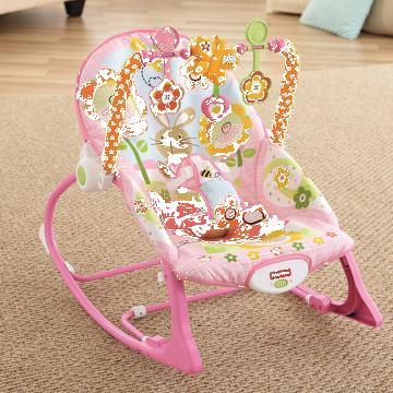 Balansoar 2 in 1 Infant to Todler Pink Fisher Price