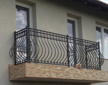 Balcon frantuzesc din fier forjat