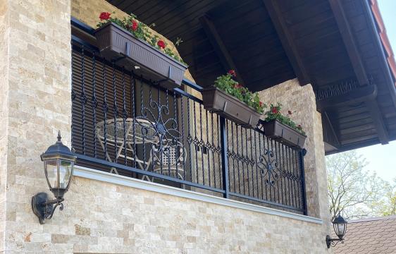 Balustrada balcon fier forjat moderna