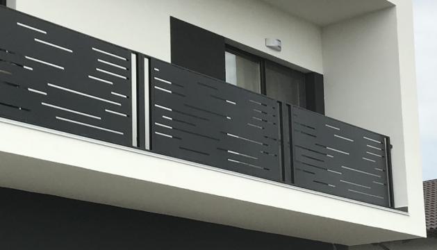 Balustrada balcon metal