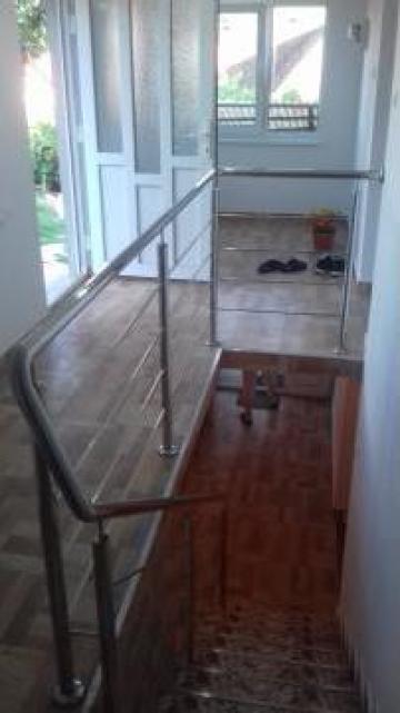 Balustrada cu protectie din inox