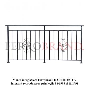 Balustrada din fier forjat Bella 2000x950 mm / Ferrobrand