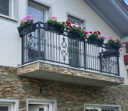 Balustrada fier forjat balcon, eleganta