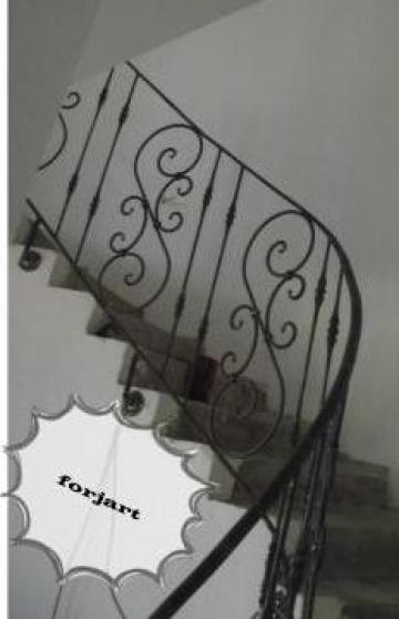 Balustrada fier forjat pentru interior