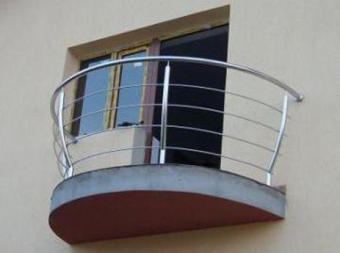 Balustrada inox balcon rotund