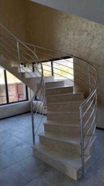 Balustrade inox, inox cu sticla, gard inox