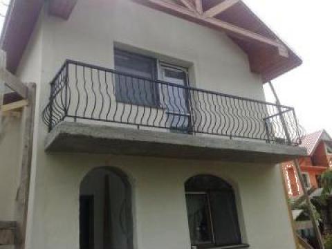 Balustrade inox si lemn, fier